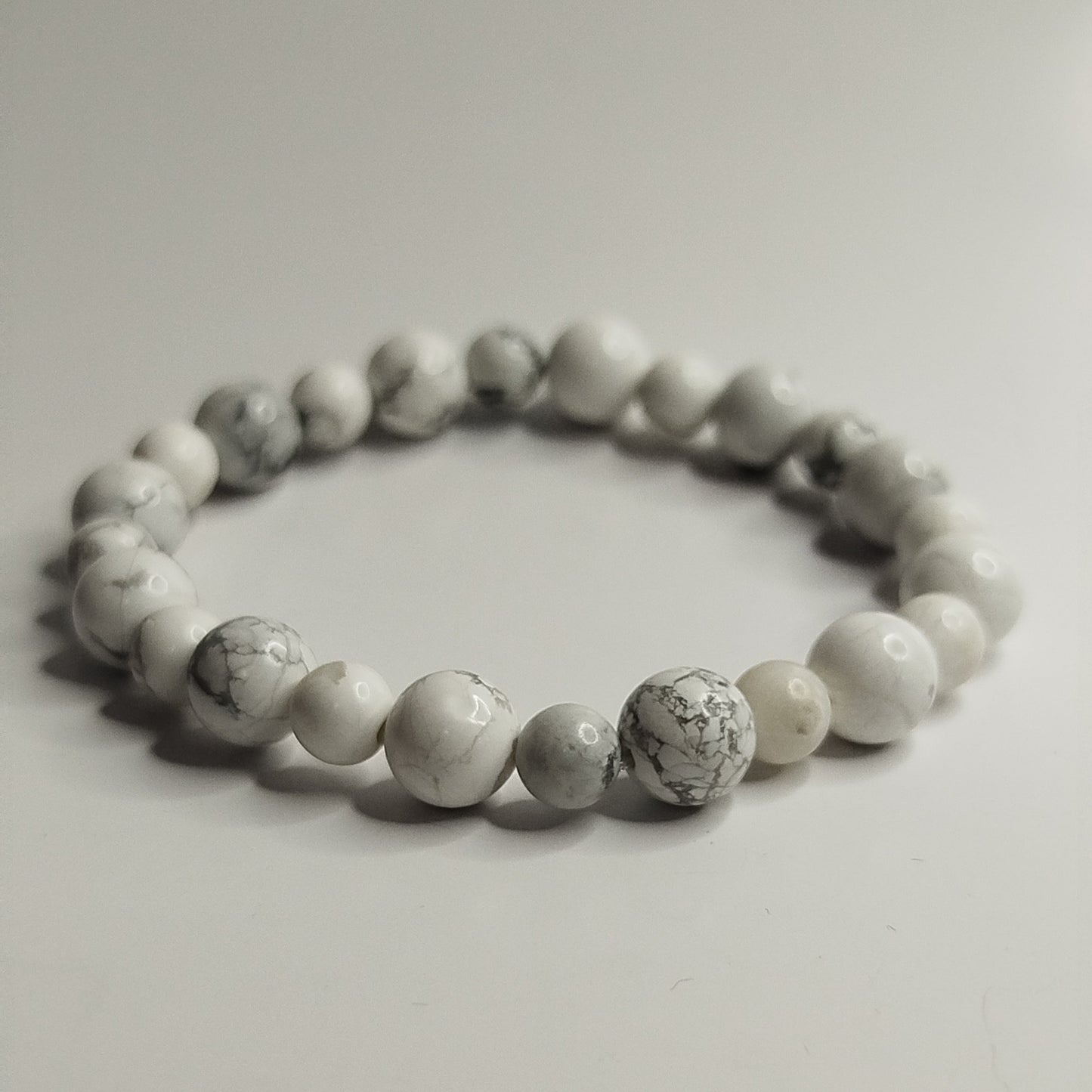 Bracelet Howlite Blanche