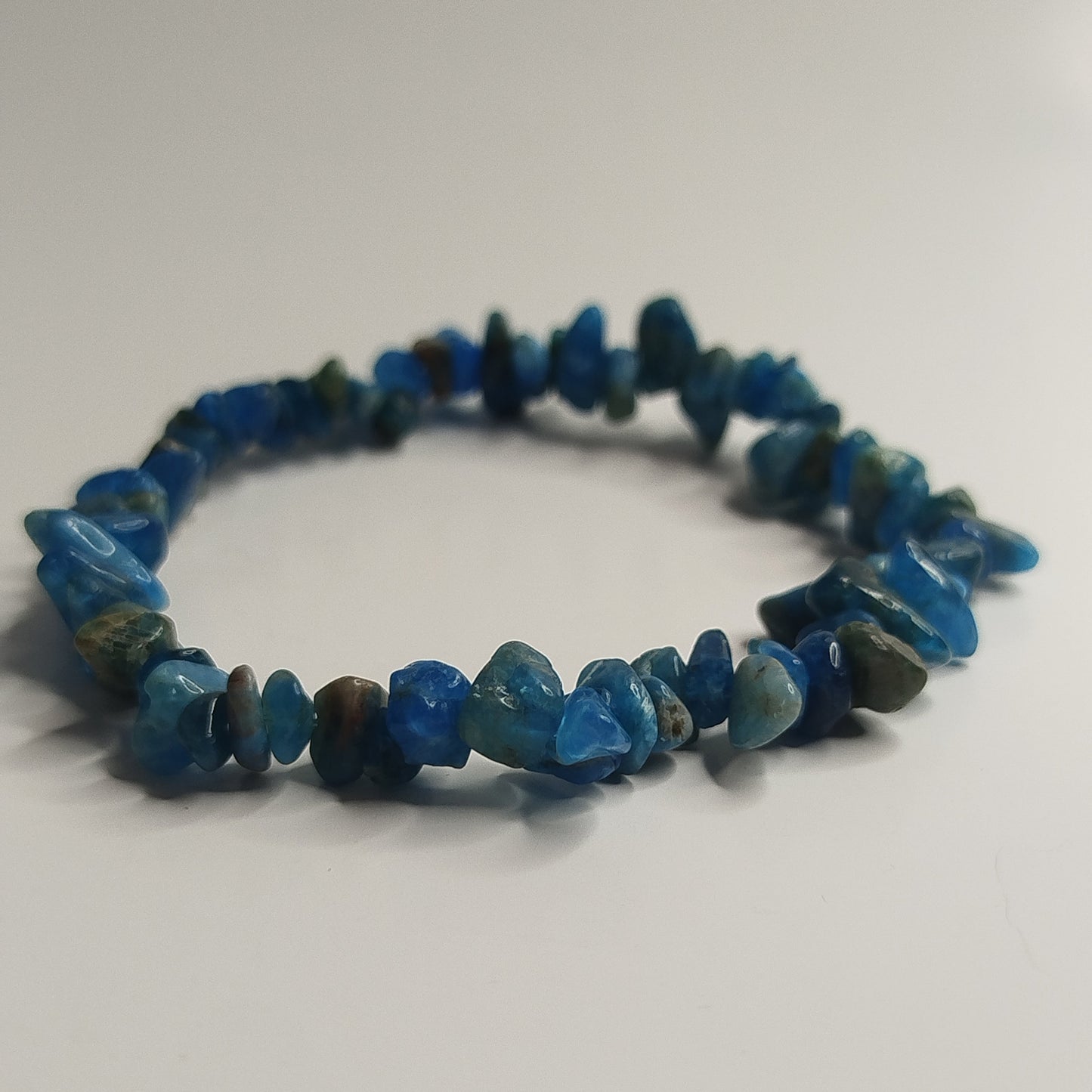 Bracelet en Apatite Bleue